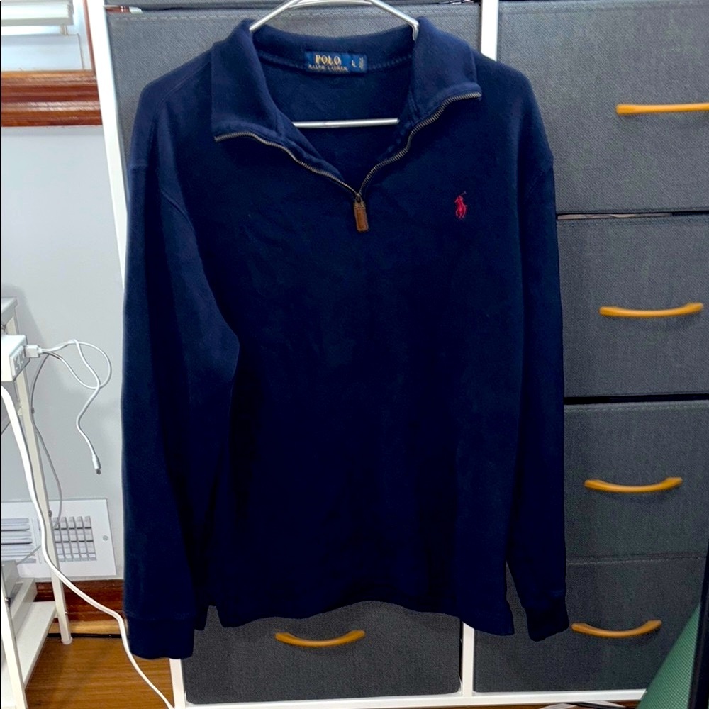 Ralph Lauren Dark Blue Quarter-Zip Pullover